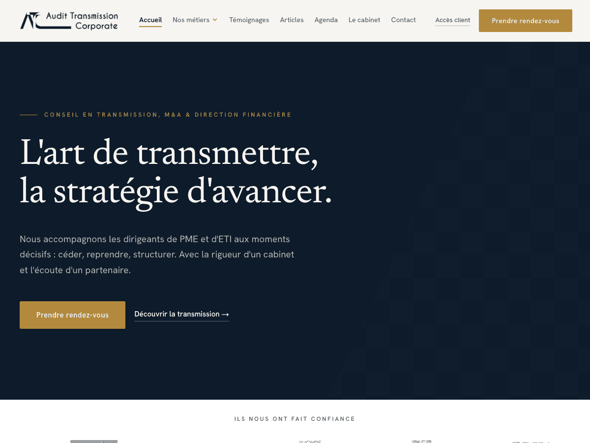 Capture du site ATC Paris